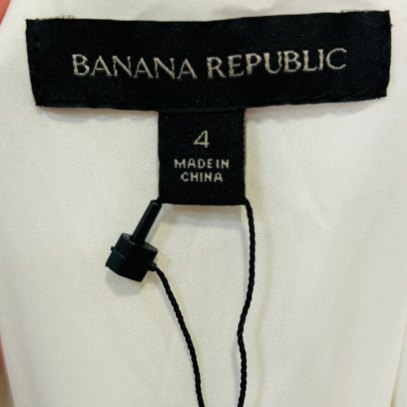 NWT Banana Republic Colorblock Pleated Midi Dress Citron Mix Size 4 - Picture 7 of 10